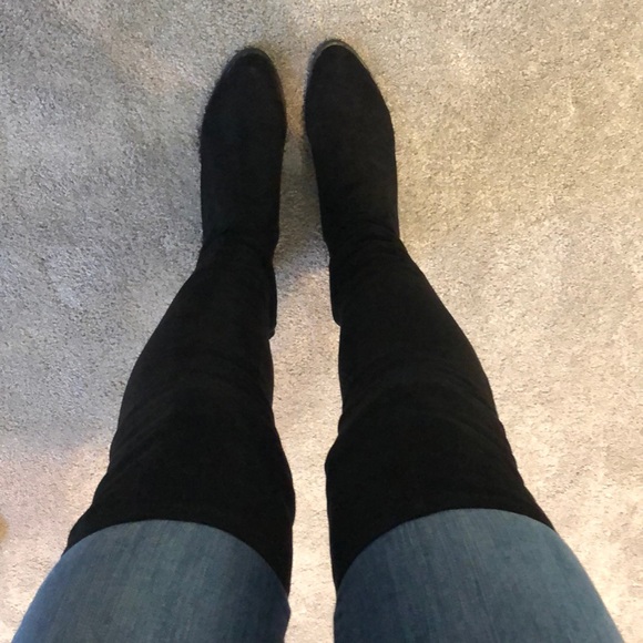 Steve Madden Shoes - Steve Madden GABBIE OTK boots suede black